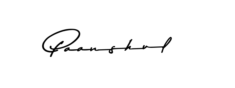 You should practise on your own different ways (Asem Kandis PERSONAL USE) to write your name (Paanshul) in signature. don't let someone else do it for you. Paanshul signature style 9 images and pictures png