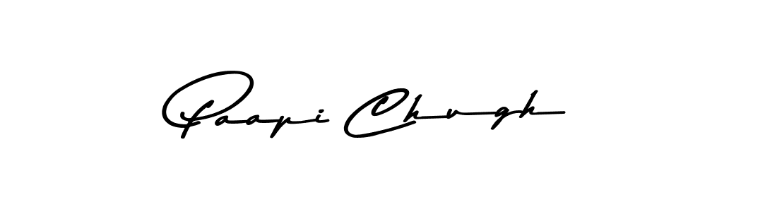 Use a signature maker to create a handwritten signature online. With this signature software, you can design (Asem Kandis PERSONAL USE) your own signature for name Paapi Chugh. Paapi Chugh signature style 9 images and pictures png