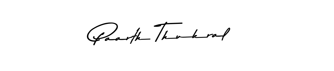 Make a beautiful signature design for name Paarth Thukral. Use this online signature maker to create a handwritten signature for free. Paarth Thukral signature style 9 images and pictures png