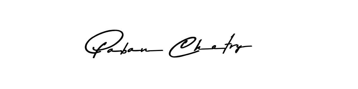 Paban Chetry stylish signature style. Best Handwritten Sign (Asem Kandis PERSONAL USE) for my name. Handwritten Signature Collection Ideas for my name Paban Chetry. Paban Chetry signature style 9 images and pictures png