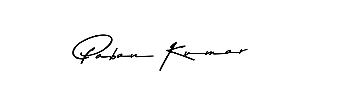 Make a beautiful signature design for name Paban Kumar. With this signature (Asem Kandis PERSONAL USE) style, you can create a handwritten signature for free. Paban Kumar signature style 9 images and pictures png