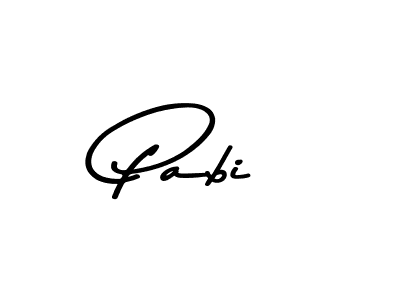 if you are searching for the best signature style for your name Pabi. so please give up your signature search. here we have designed multiple signature styles  using Asem Kandis PERSONAL USE. Pabi signature style 9 images and pictures png