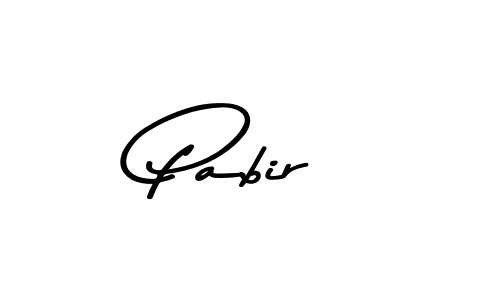 Make a beautiful signature design for name Pabir. Use this online signature maker to create a handwritten signature for free. Pabir signature style 9 images and pictures png