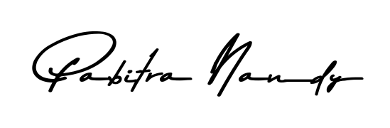 Master the art of signing with Pabitra Nandy written in fluent Asem Kandis PERSONAL USE script. A great template to practice and refine your handwriting. Pabitra Nandy signature style 9 images and pictures png