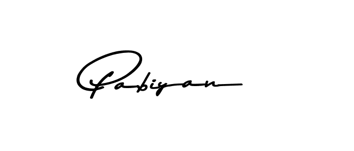 How to make Pabiyan signature? Asem Kandis PERSONAL USE is a professional autograph style. Create handwritten signature for Pabiyan name. Pabiyan signature style 9 images and pictures png