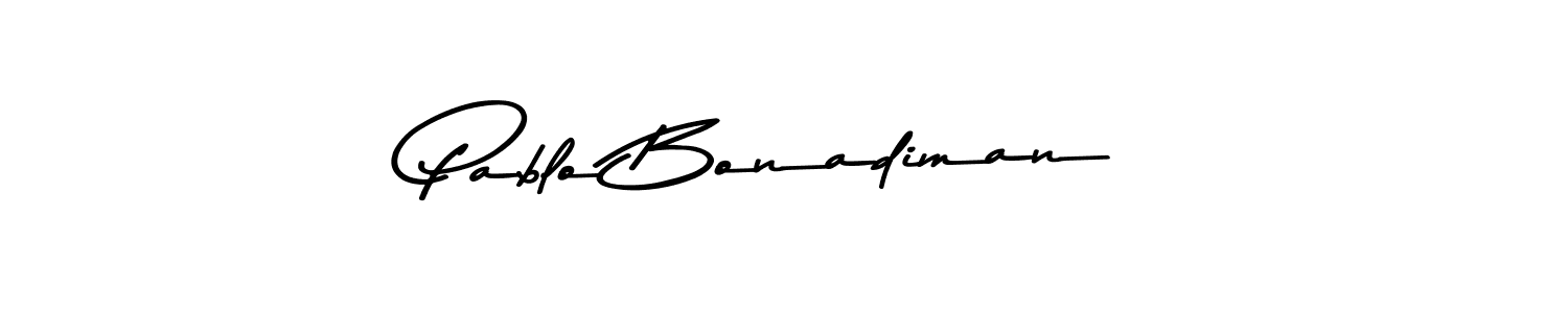 Make a short Pablo Bonadiman signature style. Manage your documents anywhere anytime using Asem Kandis PERSONAL USE. Create and add eSignatures, submit forms, share and send files easily. Pablo Bonadiman signature style 9 images and pictures png
