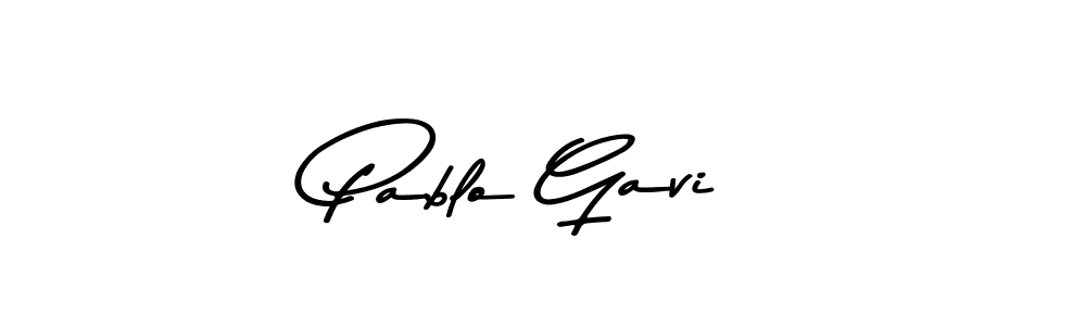 How to make Pablo Gavi name signature. Use Asem Kandis PERSONAL USE style for creating short signs online. This is the latest handwritten sign. Pablo Gavi signature style 9 images and pictures png