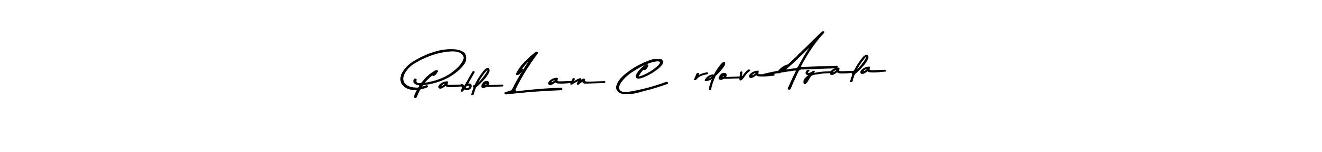 How to Draw Pablo Líam Córdova Ayala signature style? Asem Kandis PERSONAL USE is a latest design signature styles for name Pablo Líam Córdova Ayala. Pablo Líam Córdova Ayala signature style 9 images and pictures png