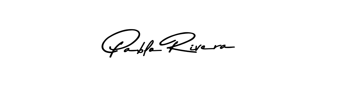 Use a signature maker to create a handwritten signature online. With this signature software, you can design (Asem Kandis PERSONAL USE) your own signature for name Pablo Rivera. Pablo Rivera signature style 9 images and pictures png