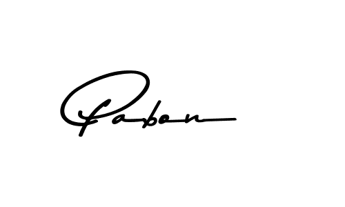 How to Draw Pabon signature style? Asem Kandis PERSONAL USE is a latest design signature styles for name Pabon. Pabon signature style 9 images and pictures png