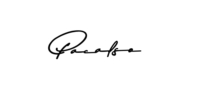 Also You can easily find your signature by using the search form. We will create Pacalso name handwritten signature images for you free of cost using Asem Kandis PERSONAL USE sign style. Pacalso signature style 9 images and pictures png