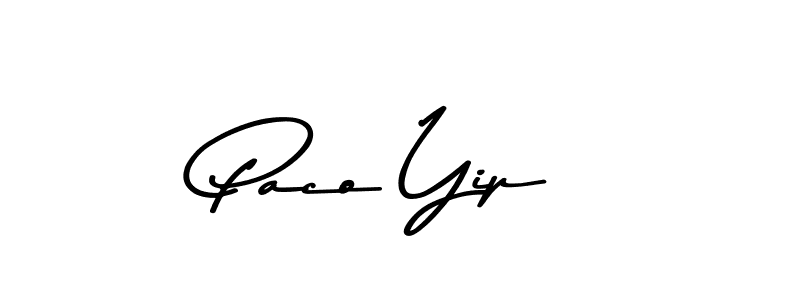 Once you've used our free online signature maker to create your best signature Asem Kandis PERSONAL USE style, it's time to enjoy all of the benefits that Paco Yip name signing documents. Paco Yip signature style 9 images and pictures png