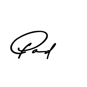 Create a beautiful signature design for name Pad. With this signature (Asem Kandis PERSONAL USE) fonts, you can make a handwritten signature for free. Pad signature style 9 images and pictures png