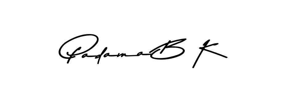 It looks lik you need a new signature style for name Padama B K. Design unique handwritten (Asem Kandis PERSONAL USE) signature with our free signature maker in just a few clicks. Padama B K signature style 9 images and pictures png