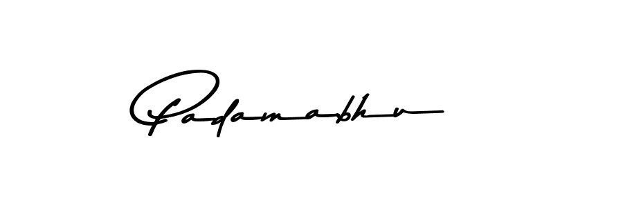 Make a beautiful signature design for name Padamabhu. With this signature (Asem Kandis PERSONAL USE) style, you can create a handwritten signature for free. Padamabhu signature style 9 images and pictures png