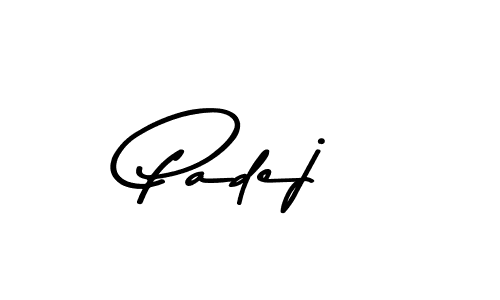 Create a beautiful signature design for name Padej. With this signature (Asem Kandis PERSONAL USE) fonts, you can make a handwritten signature for free. Padej signature style 9 images and pictures png