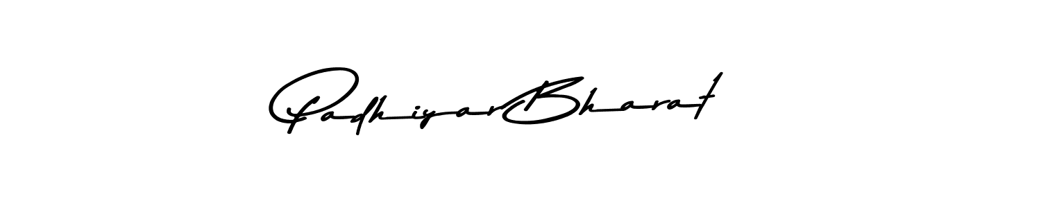 Create a beautiful signature design for name Padhiyar Bharat. With this signature (Asem Kandis PERSONAL USE) fonts, you can make a handwritten signature for free. Padhiyar Bharat signature style 9 images and pictures png