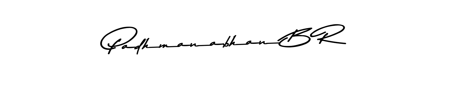 Use a signature maker to create a handwritten signature online. With this signature software, you can design (Asem Kandis PERSONAL USE) your own signature for name Padhmanabhan B R. Padhmanabhan B R signature style 9 images and pictures png
