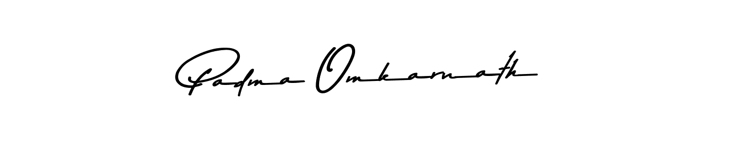 Also You can easily find your signature by using the search form. We will create Padma Omkarnath name handwritten signature images for you free of cost using Asem Kandis PERSONAL USE sign style. Padma Omkarnath signature style 9 images and pictures png