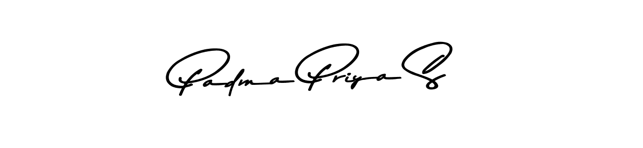 Design your own signature with our free online signature maker. With this signature software, you can create a handwritten (Asem Kandis PERSONAL USE) signature for name Padma Priya S. Padma Priya S signature style 9 images and pictures png