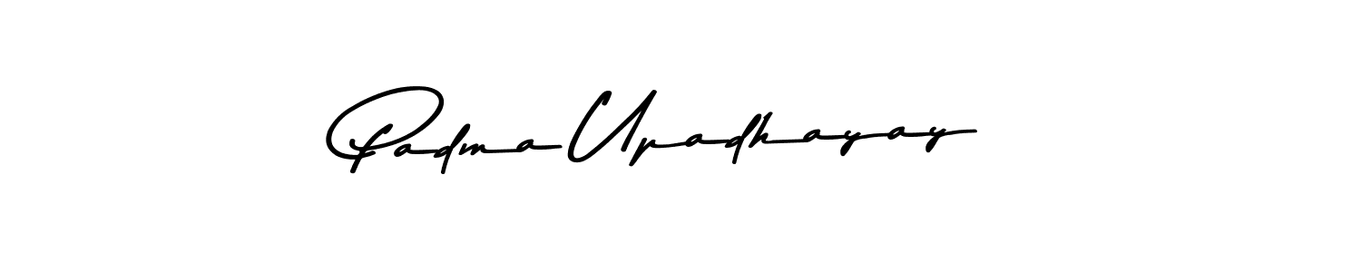 Padma Upadhayay stylish signature style. Best Handwritten Sign (Asem Kandis PERSONAL USE) for my name. Handwritten Signature Collection Ideas for my name Padma Upadhayay. Padma Upadhayay signature style 9 images and pictures png