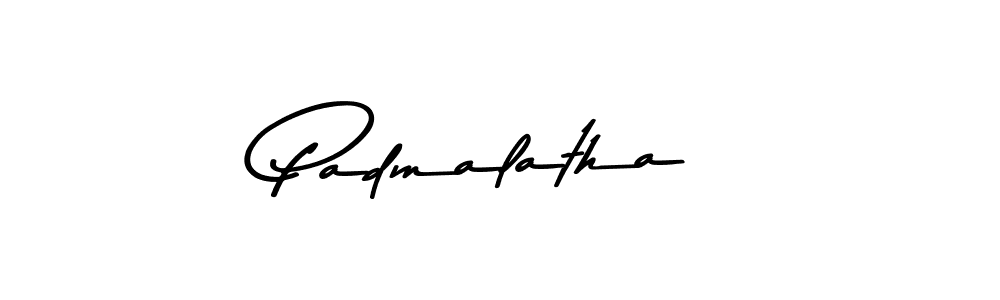 Design your own signature with our free online signature maker. With this signature software, you can create a handwritten (Asem Kandis PERSONAL USE) signature for name Padmalatha. Padmalatha signature style 9 images and pictures png