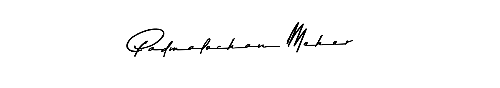 Create a beautiful signature design for name Padmalochan Meher. With this signature (Asem Kandis PERSONAL USE) fonts, you can make a handwritten signature for free. Padmalochan Meher signature style 9 images and pictures png