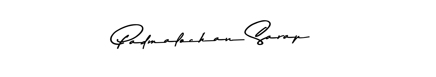 Create a beautiful signature design for name Padmalochan Sarap. With this signature (Asem Kandis PERSONAL USE) fonts, you can make a handwritten signature for free. Padmalochan Sarap signature style 9 images and pictures png