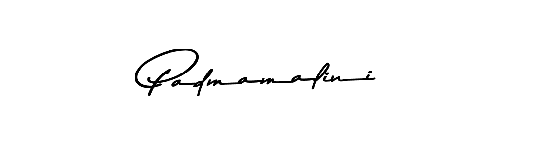 Padmamalini stylish signature style. Best Handwritten Sign (Asem Kandis PERSONAL USE) for my name. Handwritten Signature Collection Ideas for my name Padmamalini. Padmamalini signature style 9 images and pictures png