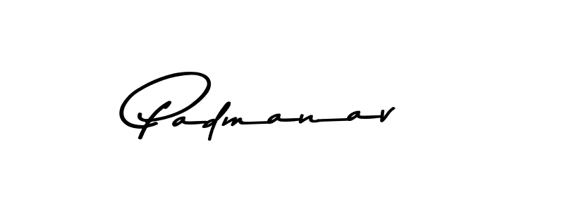 How to make Padmanav name signature. Use Asem Kandis PERSONAL USE style for creating short signs online. This is the latest handwritten sign. Padmanav signature style 9 images and pictures png