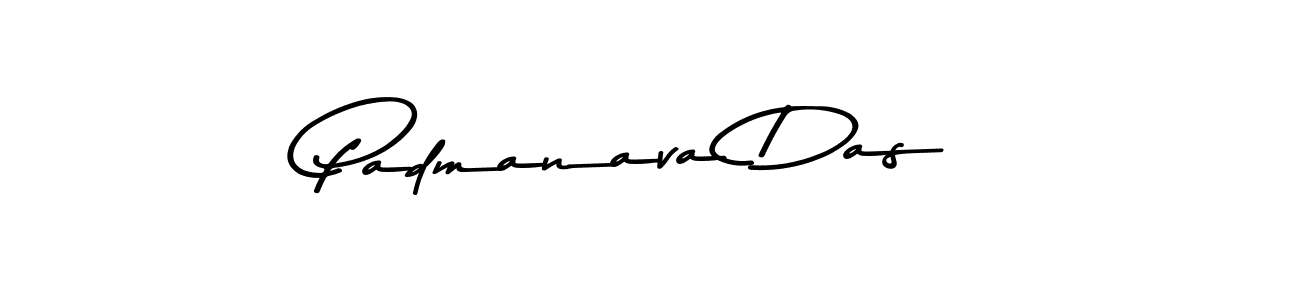 How to make Padmanava Das name signature. Use Asem Kandis PERSONAL USE style for creating short signs online. This is the latest handwritten sign. Padmanava Das signature style 9 images and pictures png