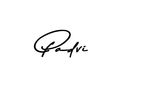 Create a beautiful signature design for name Padvi. With this signature (Asem Kandis PERSONAL USE) fonts, you can make a handwritten signature for free. Padvi signature style 9 images and pictures png