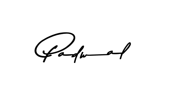 You should practise on your own different ways (Asem Kandis PERSONAL USE) to write your name (Padwal) in signature. don't let someone else do it for you. Padwal signature style 9 images and pictures png