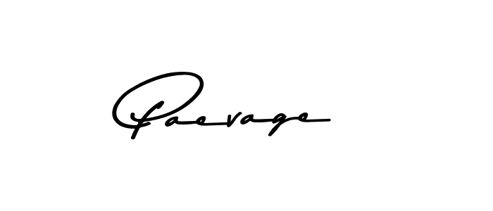 How to make Paevage name signature. Use Asem Kandis PERSONAL USE style for creating short signs online. This is the latest handwritten sign. Paevage signature style 9 images and pictures png