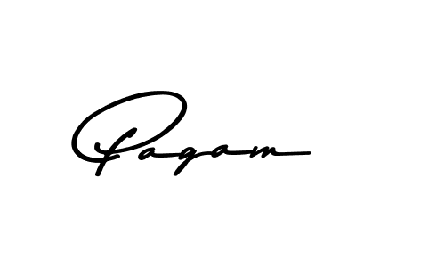 Use a signature maker to create a handwritten signature online. With this signature software, you can design (Asem Kandis PERSONAL USE) your own signature for name Pagam. Pagam signature style 9 images and pictures png