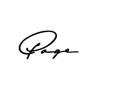 Create a beautiful signature design for name Page. With this signature (Asem Kandis PERSONAL USE) fonts, you can make a handwritten signature for free. Page signature style 9 images and pictures png