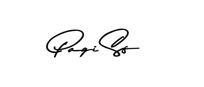 Design your own signature with our free online signature maker. With this signature software, you can create a handwritten (Asem Kandis PERSONAL USE) signature for name Pagi Ss. Pagi Ss signature style 9 images and pictures png