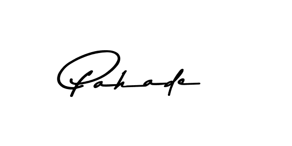 Make a beautiful signature design for name Pahade. With this signature (Asem Kandis PERSONAL USE) style, you can create a handwritten signature for free. Pahade signature style 9 images and pictures png