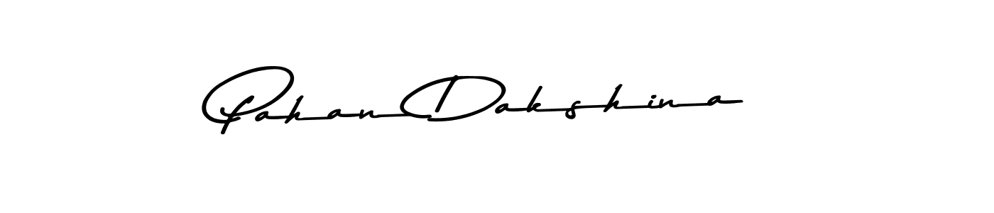 How to make Pahan Dakshina name signature. Use Asem Kandis PERSONAL USE style for creating short signs online. This is the latest handwritten sign. Pahan Dakshina signature style 9 images and pictures png