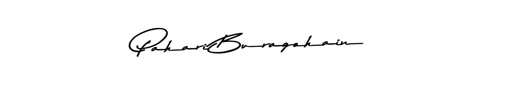 Make a beautiful signature design for name Pahari Buragohain. With this signature (Asem Kandis PERSONAL USE) style, you can create a handwritten signature for free. Pahari Buragohain signature style 9 images and pictures png