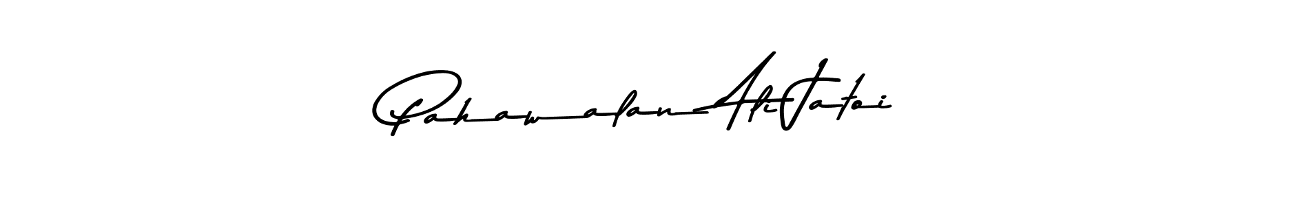 Make a beautiful signature design for name Pahawalan Ali Jatoi. Use this online signature maker to create a handwritten signature for free. Pahawalan Ali Jatoi signature style 9 images and pictures png