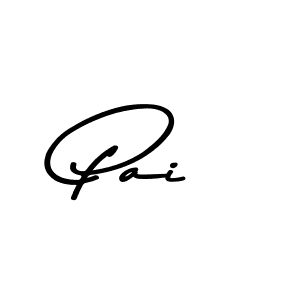 How to make Pai signature? Asem Kandis PERSONAL USE is a professional autograph style. Create handwritten signature for Pai name. Pai signature style 9 images and pictures png