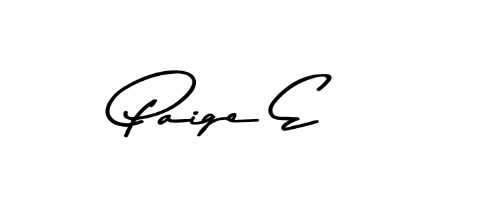 Use a signature maker to create a handwritten signature online. With this signature software, you can design (Asem Kandis PERSONAL USE) your own signature for name Paige E. Paige E signature style 9 images and pictures png