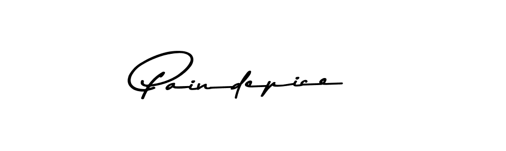 Create a beautiful signature design for name Paindepice. With this signature (Asem Kandis PERSONAL USE) fonts, you can make a handwritten signature for free. Paindepice signature style 9 images and pictures png