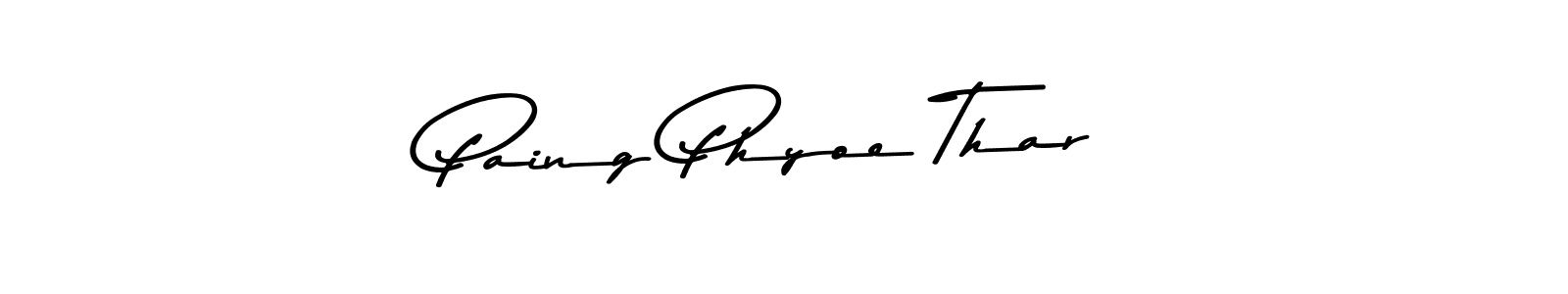 Also You can easily find your signature by using the search form. We will create Paing Phyoe Thar name handwritten signature images for you free of cost using Asem Kandis PERSONAL USE sign style. Paing Phyoe Thar signature style 9 images and pictures png