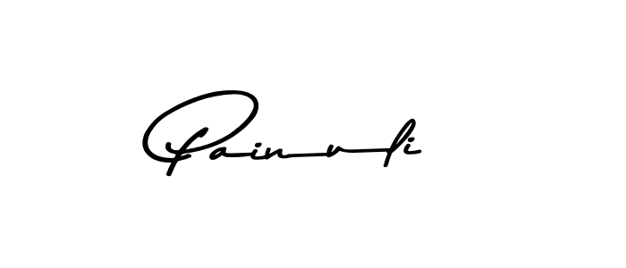 Use a signature maker to create a handwritten signature online. With this signature software, you can design (Asem Kandis PERSONAL USE) your own signature for name Painuli. Painuli signature style 9 images and pictures png