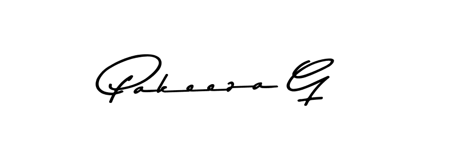 Make a beautiful signature design for name Pakeeza G. Use this online signature maker to create a handwritten signature for free. Pakeeza G signature style 9 images and pictures png
