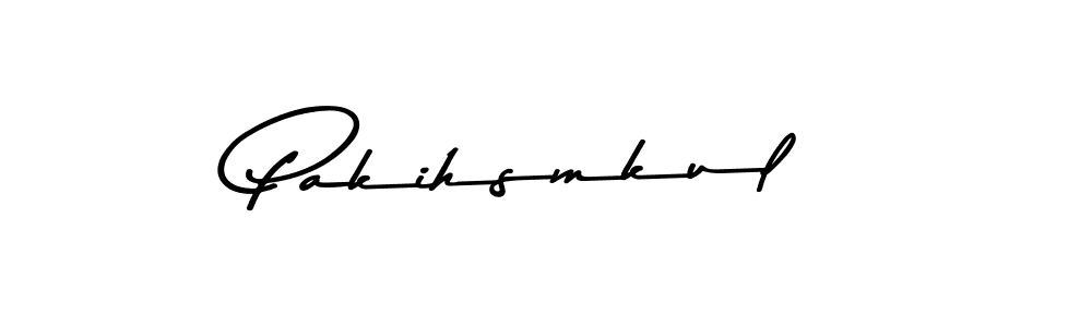 How to make Pakihsmkul name signature. Use Asem Kandis PERSONAL USE style for creating short signs online. This is the latest handwritten sign. Pakihsmkul signature style 9 images and pictures png