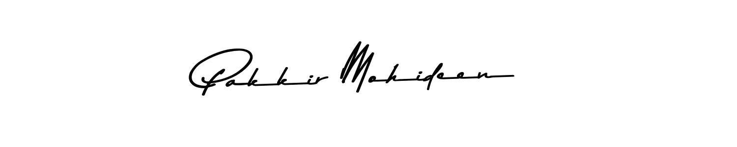 Make a beautiful signature design for name Pakkir Mohideen. With this signature (Asem Kandis PERSONAL USE) style, you can create a handwritten signature for free. Pakkir Mohideen signature style 9 images and pictures png