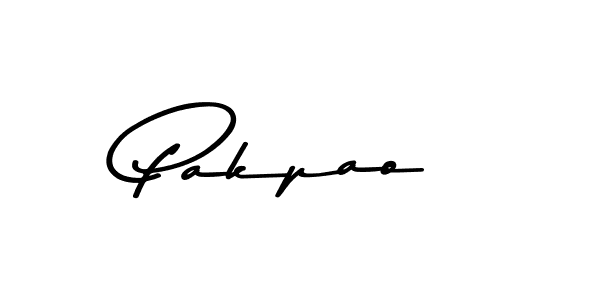 Make a beautiful signature design for name Pakpao. With this signature (Asem Kandis PERSONAL USE) style, you can create a handwritten signature for free. Pakpao signature style 9 images and pictures png